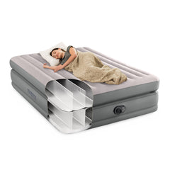 Intex Queen Comfort Elevated Airbed with Fiber-Tech