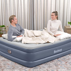 Bestway 203 x 152 x 51cm Tritech Air Mattress Queen Built-in AC Pump
