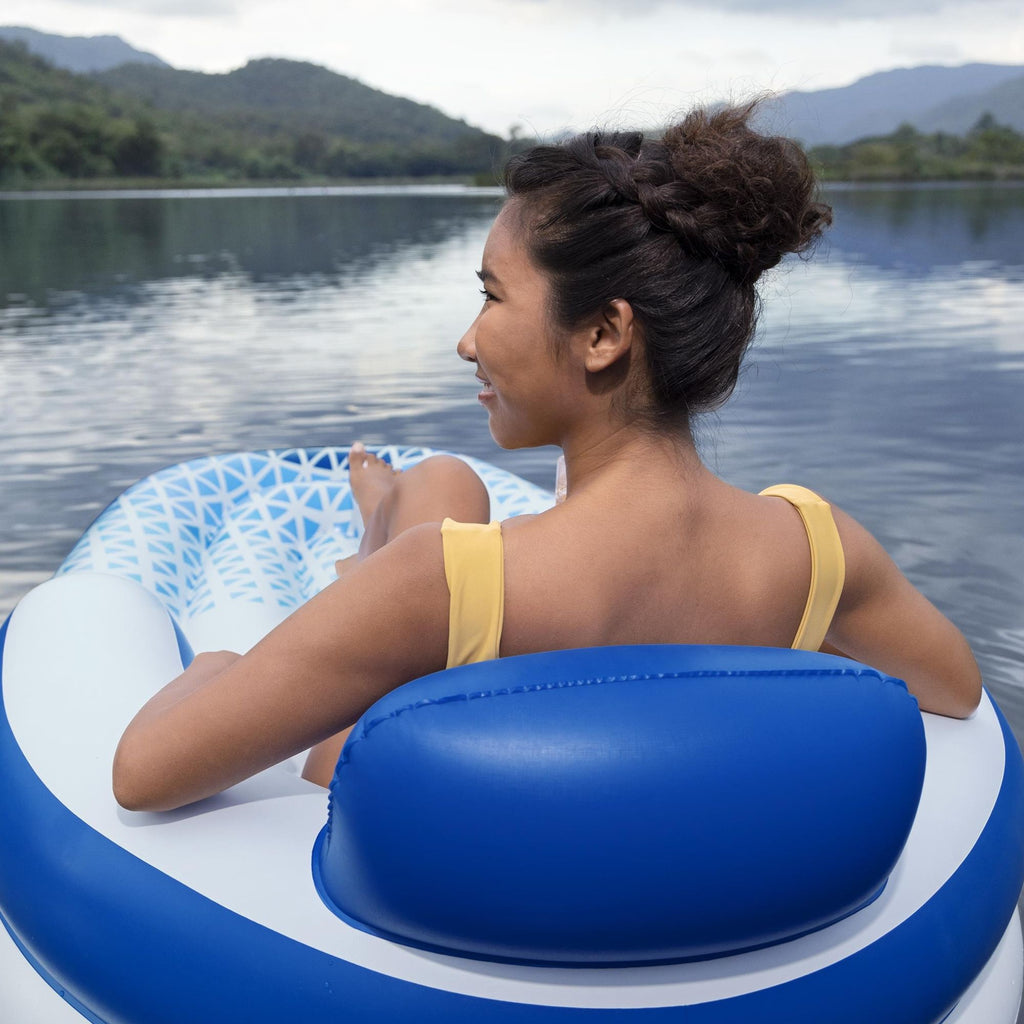 Hydro-Force Indigo Wave Inflatable Lounge 191 x 107cm