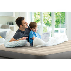 Intex Queen Comfort Elevated Airbed with Fiber-Tech