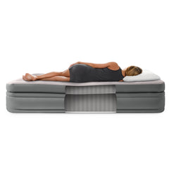 Intex Queen Comfort Elevated Airbed with Fiber-Tech