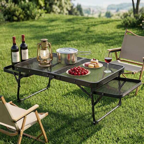 Weisshorn Folding Mesh Camp Table