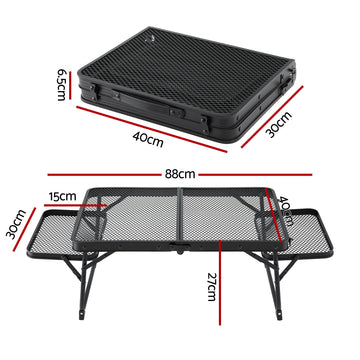 Weisshorn Folding Mesh Camp Table