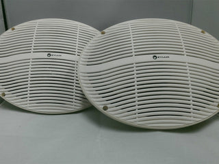 Zylux 6x9 Inch 3-Way Marine/Outdoor Speakers 120W - White (Pair)