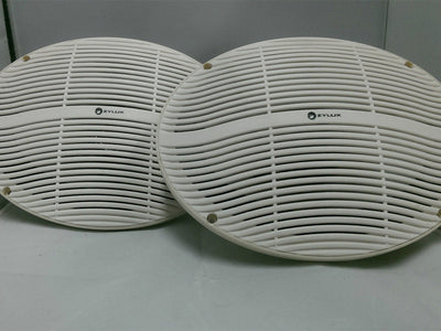 Zylux 6x9 Inch 3-Way Marine/Outdoor Speakers 120W - White (Pair)
