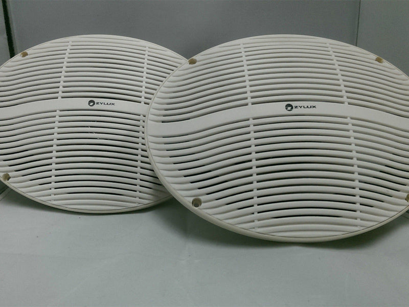 Zylux 6x9 Inch 3-Way Marine/Outdoor Speakers 120W - White (Pair)