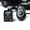 2way LED Universal Driving light Wiring Loom Harness 12V 24V 40A Relay Switch