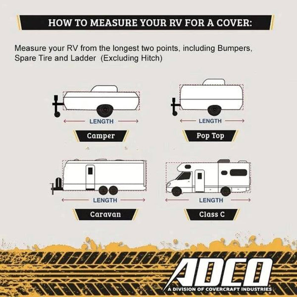 ADCO Camper Cover – 10-12 ft (3.06-3.67m)