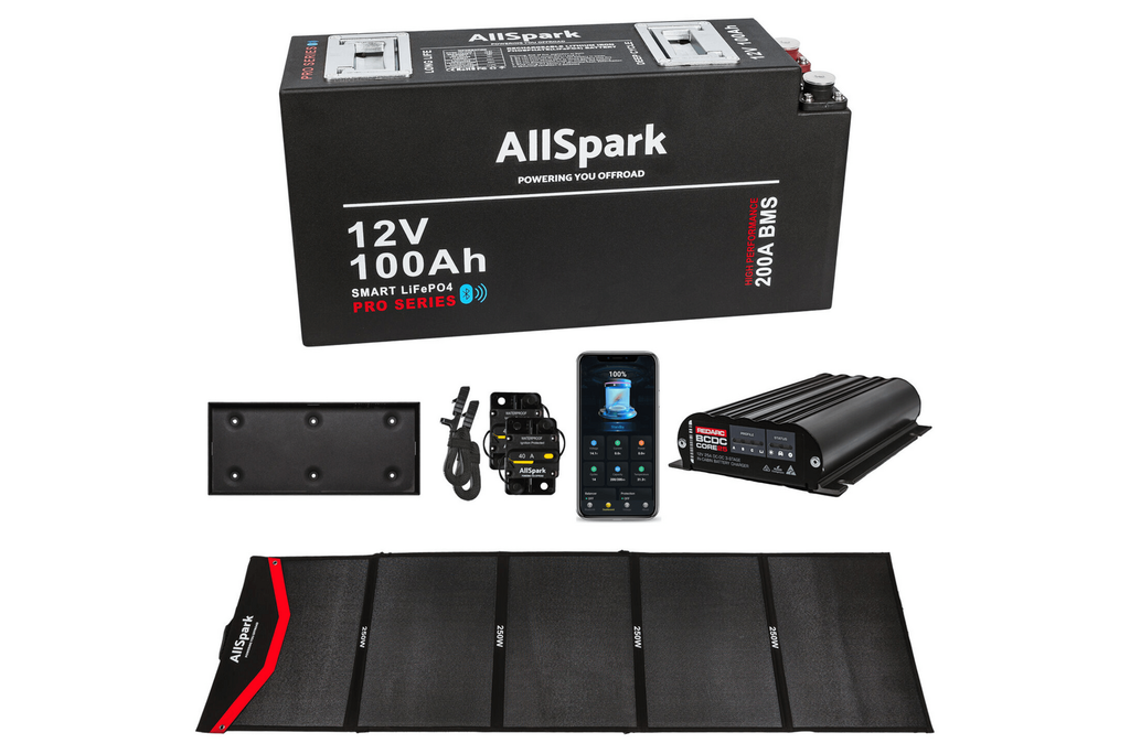 Offroad Living Lithium &amp; Solar Blanket 4wd Package
