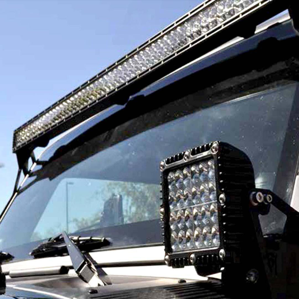 31inch 198W Cree Led Light Bar Spot Flood Light 4x4 Offroad Work Ute Atv 12v 24v