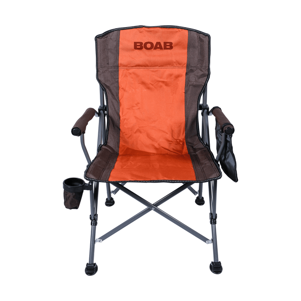 Camping Chair Folding Orange by BOAB