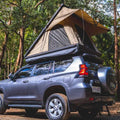 Hard Shell Rooftop Tent with Roofbars by BOAB