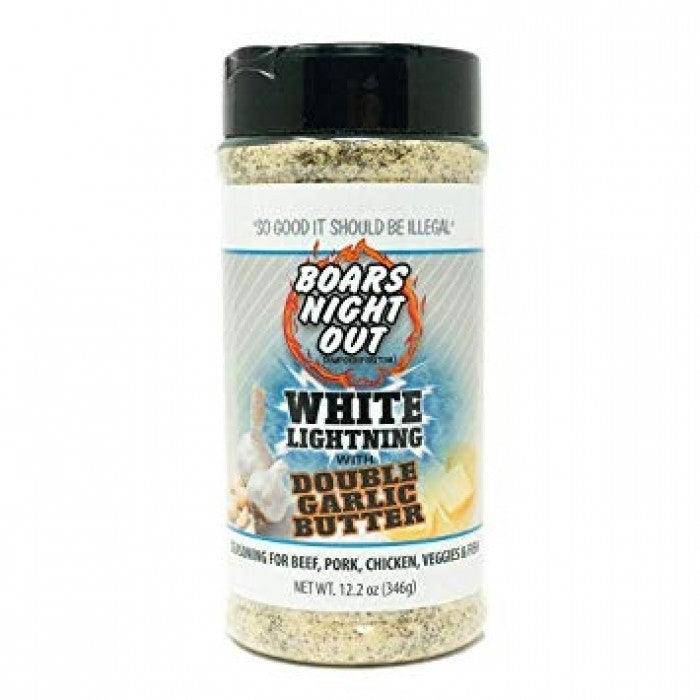 Boars Night Out White Lightning Double Garlic Butter Rub (346g)