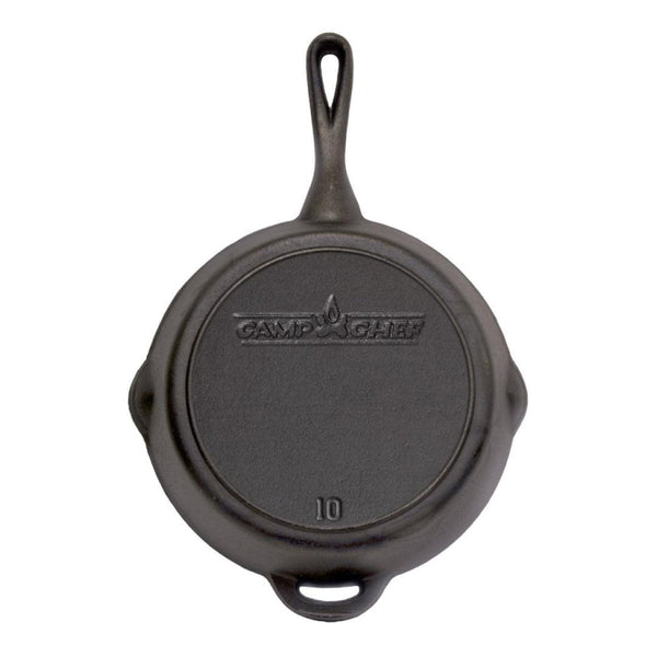 Camp Chef SK10 10" Seasoned Cast Iron Skillet
