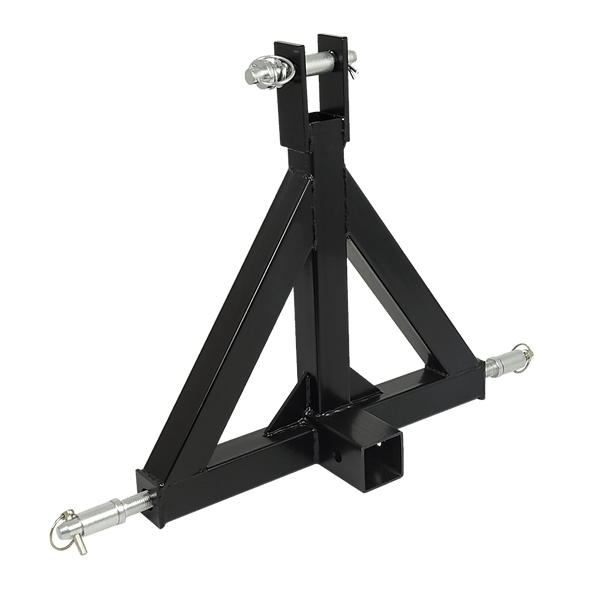 Heavy Duty Steel 3 Point 2" Trailer Hitch Receiver Tow Drawbar For Cat 1 Tractor