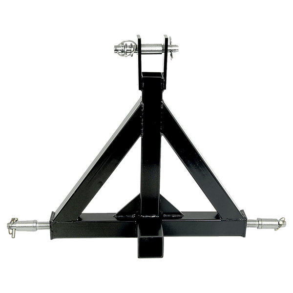 Heavy Duty Steel 3 Point 2" Trailer Hitch Receiver Tow Drawbar For Cat 1 Tractor