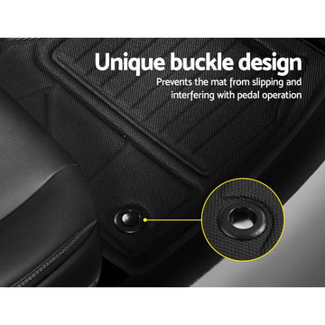 Weisshorn Car Rubber Floor Mats Front And Rear Compatible For Toyota RAV4 2019-2022