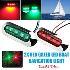 1set Boat Navigation Lights Waterproof Marine Utility Led Strip Lights 12-24V