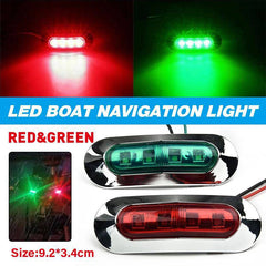 1set Boat Navigation Lights Waterproof Marine Utility Led Strip Lights 12-24V