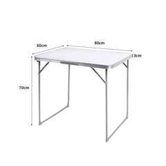Folding Camping Table Aluminium Portable Outdoor Picnic Foldable Tables BBQ Desk
