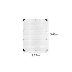 Manan Tarp Tarpaulin 200GSM Camping Heavy Duty Tent Waterproof Cover 2.75mx3.65m