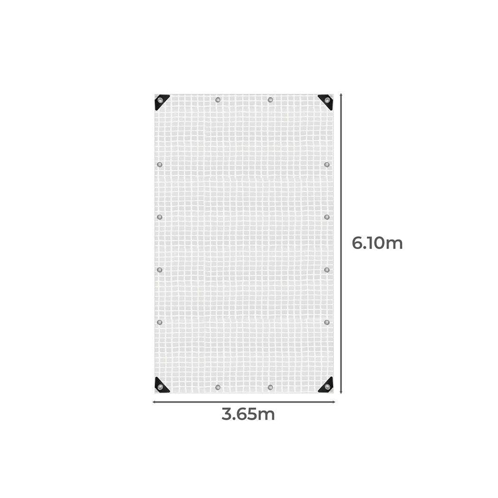 Manan Tarp Tarpaulin 200GSM Camping Heavy Duty Tent Waterproof Cover 3.65mx6.1m