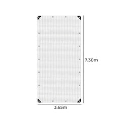 Manan Tarp Tarpaulin 200GSM Camping Heavy Duty Tent Waterproof Cover 3.65mx7.3m