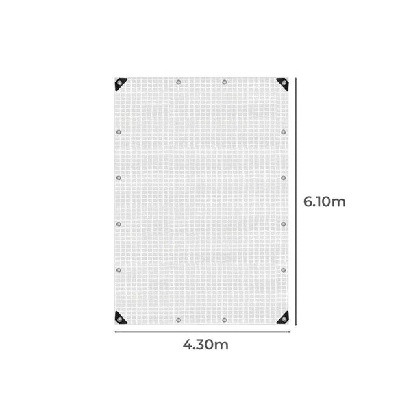 Manan Tarp Tarpaulin 200GSM Camping Heavy Duty Tent Waterproof Cover 4.3mx6.1m