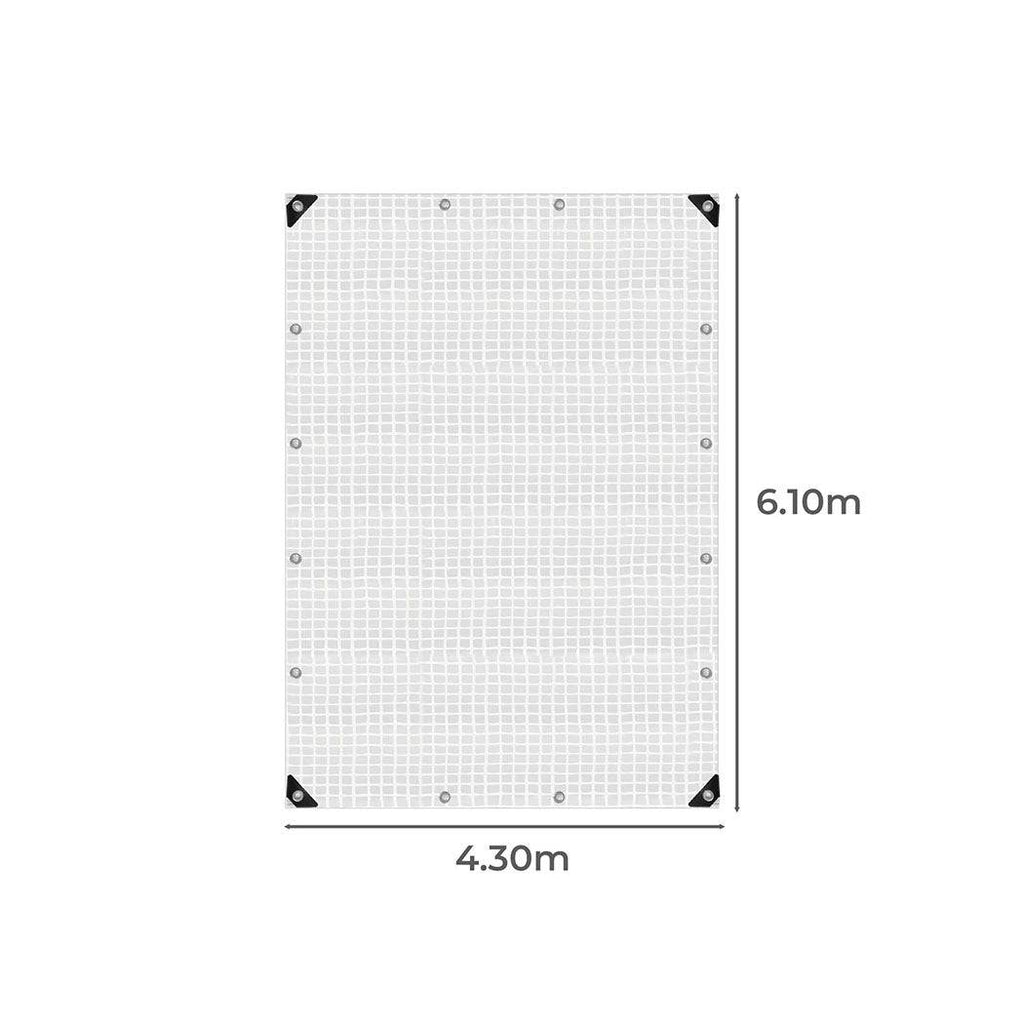 Manan Tarp Tarpaulin 200GSM Camping Heavy Duty Tent Waterproof Cover 4.3mx6.1m