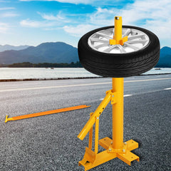 Portable Manual Tyre Changer Bead Breaker Car 4WD Van Motorcycle 8"-18" Yellow