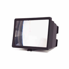 3D Mobile Phone Screen Magnifier 12" HD Video Amplifier for Smartphone Stand