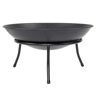 Iron Fire Bowl Traditional Log Fire Pit Outdoor Heating Camp Site Barbecue