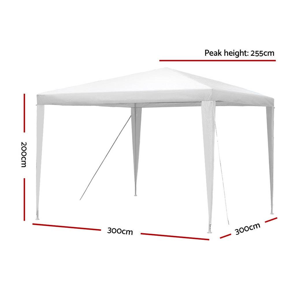 Instahut Wedding Gazebo Outdoor Marquee Party Tent Event Canopy