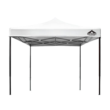 Instahut 3x3m Pop Up Gazebo Marquee Folding Tent White