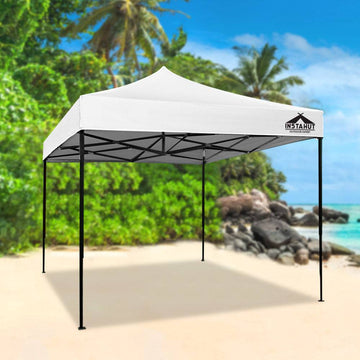 Instahut 3x3m Pop Up Gazebo Marquee Folding Tent White