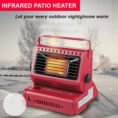 Portable Butane Gas Heater Camping Camp Tent Outdoor Hiking Camper Survival AU Red