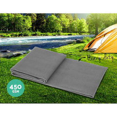 Weisshorn 6M Annex Matting Pack of 2x 3 x2.5m Floor Mats Mesh Camping Picnic