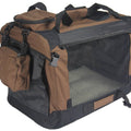 YES4PETS XXL Foldable Soft Dog Cat Puppy Carrier Crate With Curtain-Brown