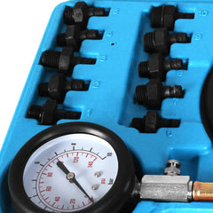 Engine Oil Pressure Test Kit 12pc Diagnostic Gauge Set