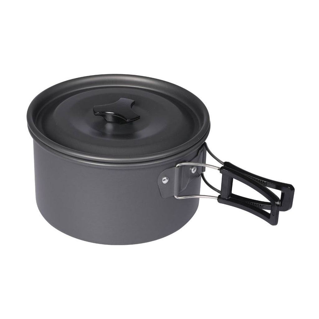 16-Piece Camping Cookware Set with Pot, Pan & Utensils