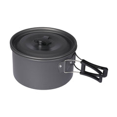 16-Piece Camping Cookware Set with Pot, Pan & Utensils