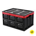 Car Boot Organiser Collapsible Organizer Storage Trunk Shopping Foldable Tidy x2