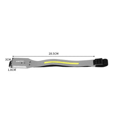 COB LED Headlamp Torch Camping USB Rechargeable Motion Sensor Work Light 2 Pack