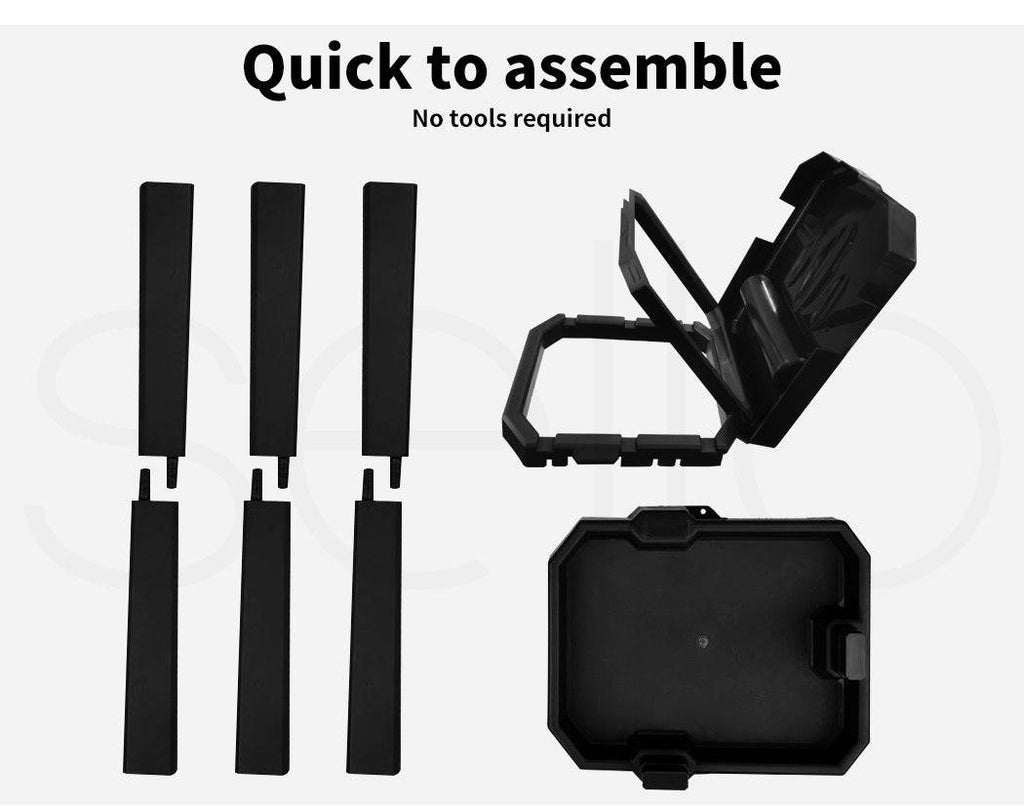 Collapsible Caravan Rubbish Bin Outdoor Garbage Can Trash Waste Basket 77 Bags