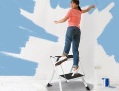 Double Folding Caravan Step Portable RV Accessories Ladder Camper Trailer Parts