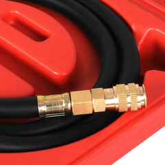Engine Oil Pressure Tester Gauge Diagnostic Test Tools Automotive 12pcs Red