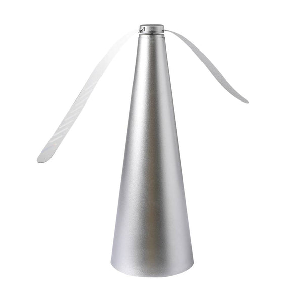 Fly Free Entertaining Chemical Free Fly Repellent Fly Fan Indoor Outdoor Home Silver