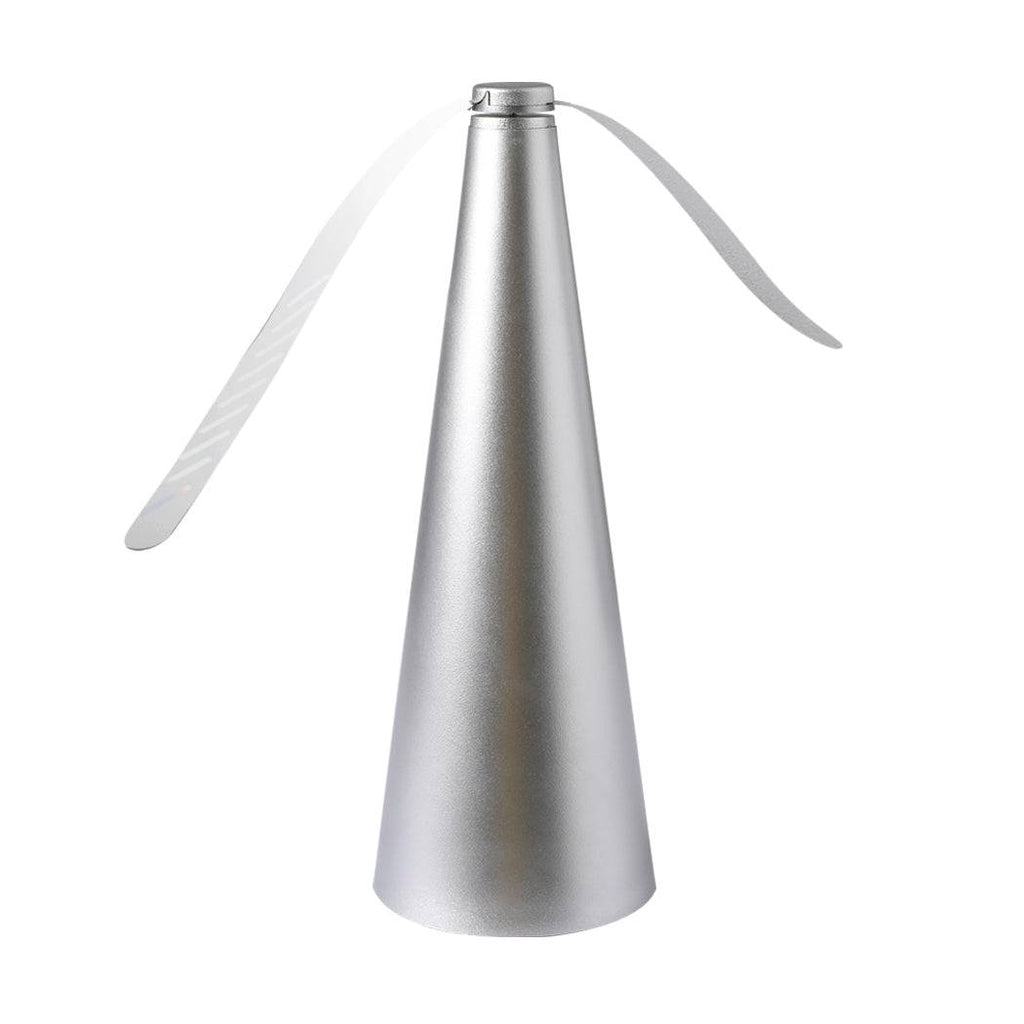 Fly Free Entertaining Chemical Free Fly Repellent Fly Fan Indoor Outdoor Home Silver
