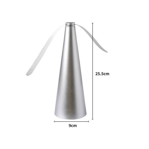 Fly Free Entertaining Chemical Free Fly Repellent Fly Fan Indoor Outdoor Home Silver