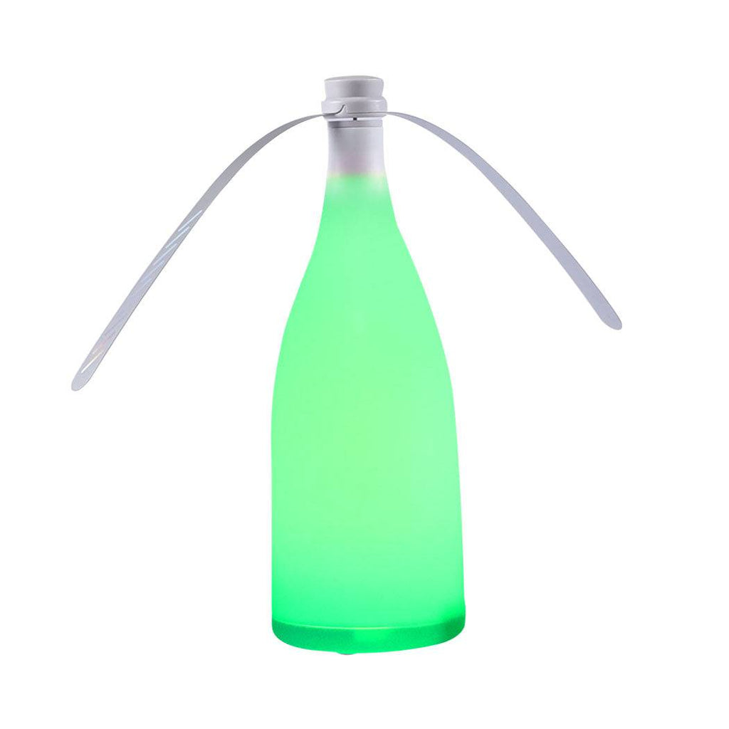 LED Repellent Fly Fan Entertaining Free Indoor Outdoor Home Chemical  Safe Trap Green